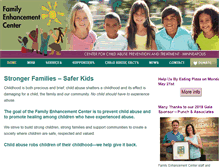 Tablet Screenshot of familyenhancementcenter.org